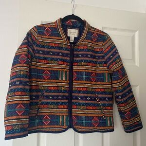 Aztec  Print Jacket